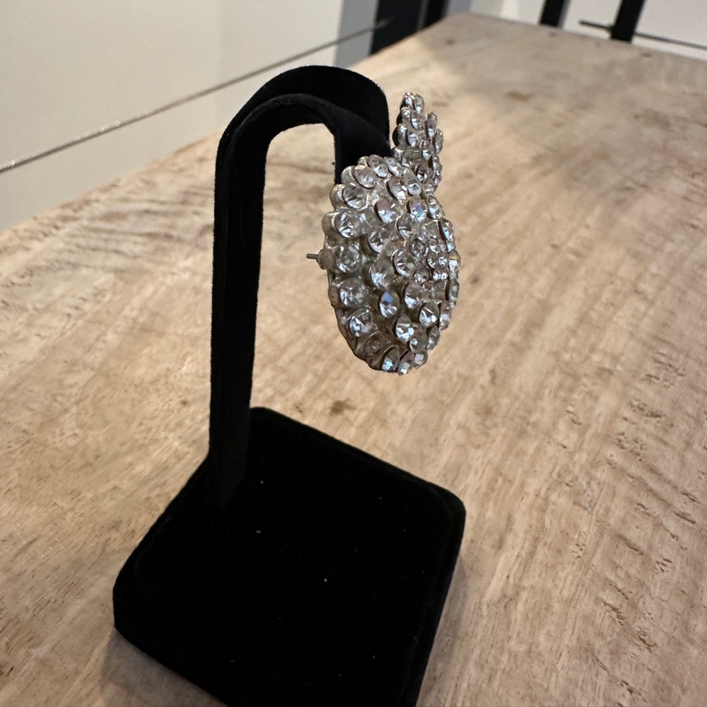 Windsor Sparkling Crystal Cluster Statement Stud … - image 2